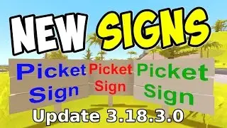 UNTURNED - NEW Picket Signs! How to Activate! (Update 3.18.3.0)