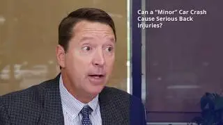 Crosley Law Firm | Can A Minor Car Crash Cause Serious Back Injuries?