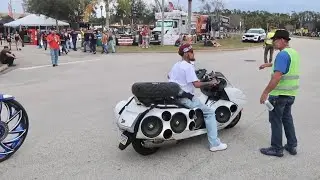 Daytona Bike Week Opening Day 2024- Budweiser Clydesdales / Globe Of Death Stunt Show & Biker Bibles