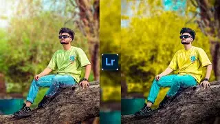 Lightroom blue and yellow effect photo editing // By #kujureditz #photo_editing #Lr_photo_editing