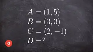 Find the Missing Point of the Parallelogram | Geometry