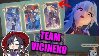 THE TEAM VICINEKO 😲 (Con algo de suerte) | Genshin Impact TCG