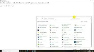 windows 10 wifi password