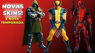 VAZARAM as NOVAS SKINS da MARVEL no FORTNITE