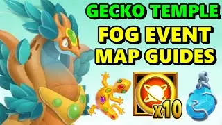 GECKO TEMPLE Fog Event Map Guides + Grotto Heroic Race Lap 15 Is SUPER EASY This Time?! - DC 