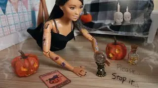 Doll Size Crystal Balls & Pumpkins 🔮🎃 