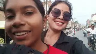 हम लोग घूमने गये थे ठेकमा बाजार में 🥰🥰 ।। #vlogs #vlog @officialpoojasaroj1619  ‎
