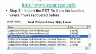 How to repair Outlook PST file?