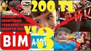 A101 VS BİM 3 200 TL ABUR CUBUR ALDIK HANGİSİ DAHA LEZZETLİ DENEDİK SİZİN İÇİN