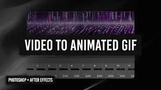 How to create an animated GIF banner from a video using Photoshop