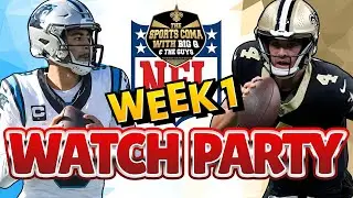 🏈 Saints vs. Panthers WK 1 Watch Party LIVE! Big Q’s Play-by-Play & Reactions 🎉