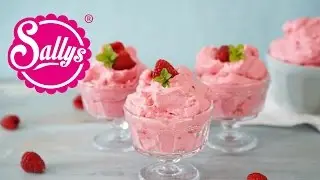 Quick Dessert: Raspberry Cream / Soft Serve Ice Cream / 5 Minute Dessert / Sally's World