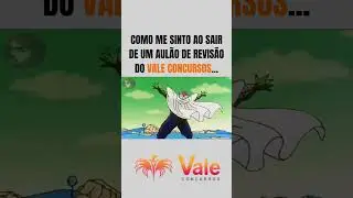 COMO ME SINTO AO SAIR DE UM AULÃO DE REVISÃO DO VALE CONCURSOS #meme
