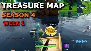 Fortnite: Follow Treasure Map Found in Tomato Town Location (Season 4 Battle Pass Weekly Challenge)