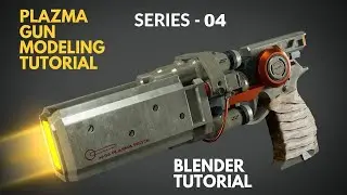 Blender tutorial | Plasma gun modeling part- 04 in blender | blender tutorial for beginners | 3D