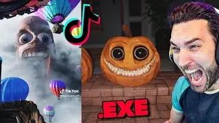Reacting to TIKTOK.EXE 😱 Scary TIKTOKS That Will Give You Nightmares!! 
