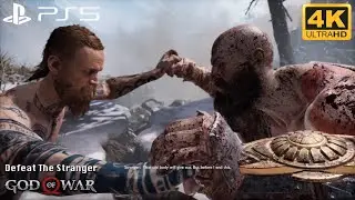 God Of War - Defeat The Stranger [PS5 - 4K/60fps]