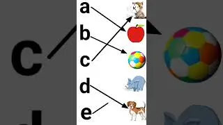 abcd matching| lkg class english worksheet|kids rhymes|English alphabets|ABCD|abcd song| kids rhymes