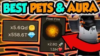GETTING NEW BEST PETS & AURAS!! 5.6Qd Multi...! | - Roblox Blade Throwing Simulator