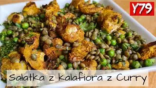 Sałatka z kalafiora i soczewicy z Curry.
