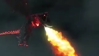 Dragon Fire Breath Animation Effect Sample 675. 