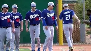 Arriving @Dodgers Spring Training + Kershaw, Ryu, Uribe