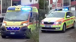 [WAIL-YELP] Ambulanza + Automedica SUEM 118 Mestre [125] - Italian ambulance and ALS car responding