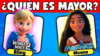 🤔 Adivina Quién es el Mayor ¡Desafío! 👴👵 #intensamente2 #moana2
