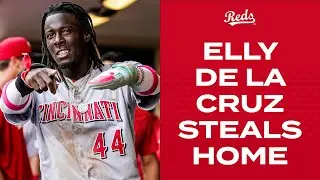 ELLY DE LA CRUZ STEALS SECOND, THIRD, AND HOME