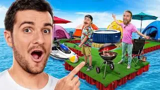 On a CONSTRUIT un CAMPING FLOTTANT ! (c’est gigantesque)