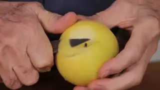Кулинарные уроки от Жака Пепина. Чистка и нарезка яблок.