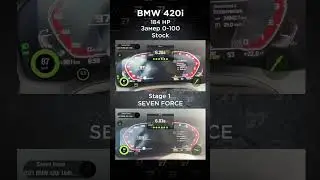 До/после на BMW 420i G22 на stage 1. Для записи и консультации пишите в телеграмм @sevenforce