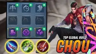 CHOU BUILD AND EMBLEM 2023 | CHOU BEST BUILD 2023 - MOBILE LEGENDS