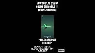 HOW TO PLAY GTA 5 ON MOBILE! 📱(100% WORKING) 🔥