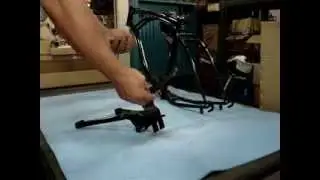 Center stand assembly onto the new Cruzzer frame