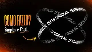 Circular 3D text effect! Simple and easy! Photoshop Tutorial