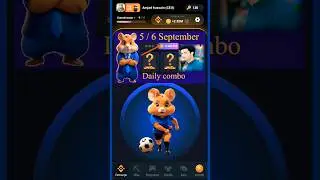 Hamster kombat daily combo 5/6 september what is daily combo hamster hamster key redeem code shorts
