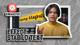 Making Videos Like Agung Hapsah Highlighter Effect Tutorial on Kinemaster Very Easy