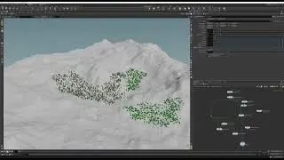 Paint trees in Houdini