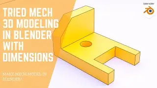 Random machine part modeling in Blender | Beginners