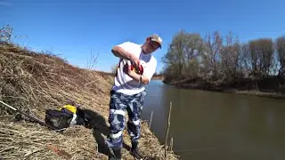 Наконец-то открыл сезон жидкой воды 2023! Чуть не утопил прикорм!