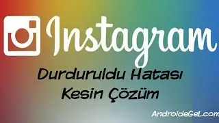 INSTAGRAM DURDURULDU HATASINA KESİN ÇÖZÜM  (%100)