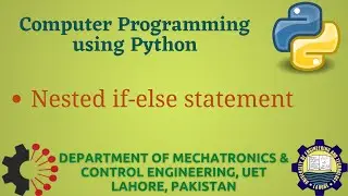 [Python Programming Basics to Advanced] : Nested if-else statement | Lab 06 P-1
