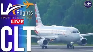 🔴LIVE CHARLOTTE (CLT) BUSY & Exciting Airport Afternoon RUSH! |  CLT Plane Spotting