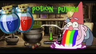 Preparando pociones en potion punch