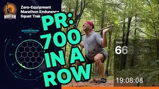 NYC Marathon Hybrid Training: 700 Air Squats in a Row, New PR, Workout Included #marathontraining