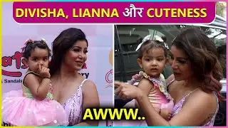 Awww! Debina Arrives With Her Daughters Divisha & Lianna For The Birthday Party