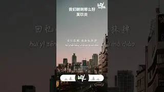 吴玖炎 - 我们明明那么好「我们明明那么好，怎么突然陌生了」【動態歌詞/pīn yīn gē cí】