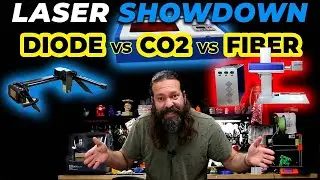 Which Laser is right for you? Diode, C02, and fiber compared