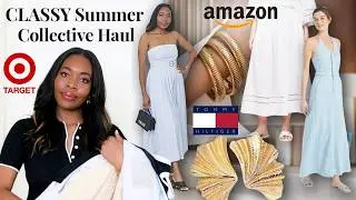 *HUGE* CLASSY & Elegant Summer 2024 Try-On HAUL. Target, Amazon, Jewelry, and Summer Must Haves